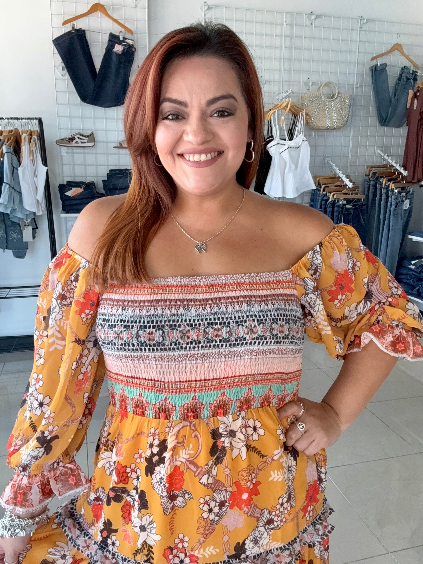 Fall Bohemian Princess Midi