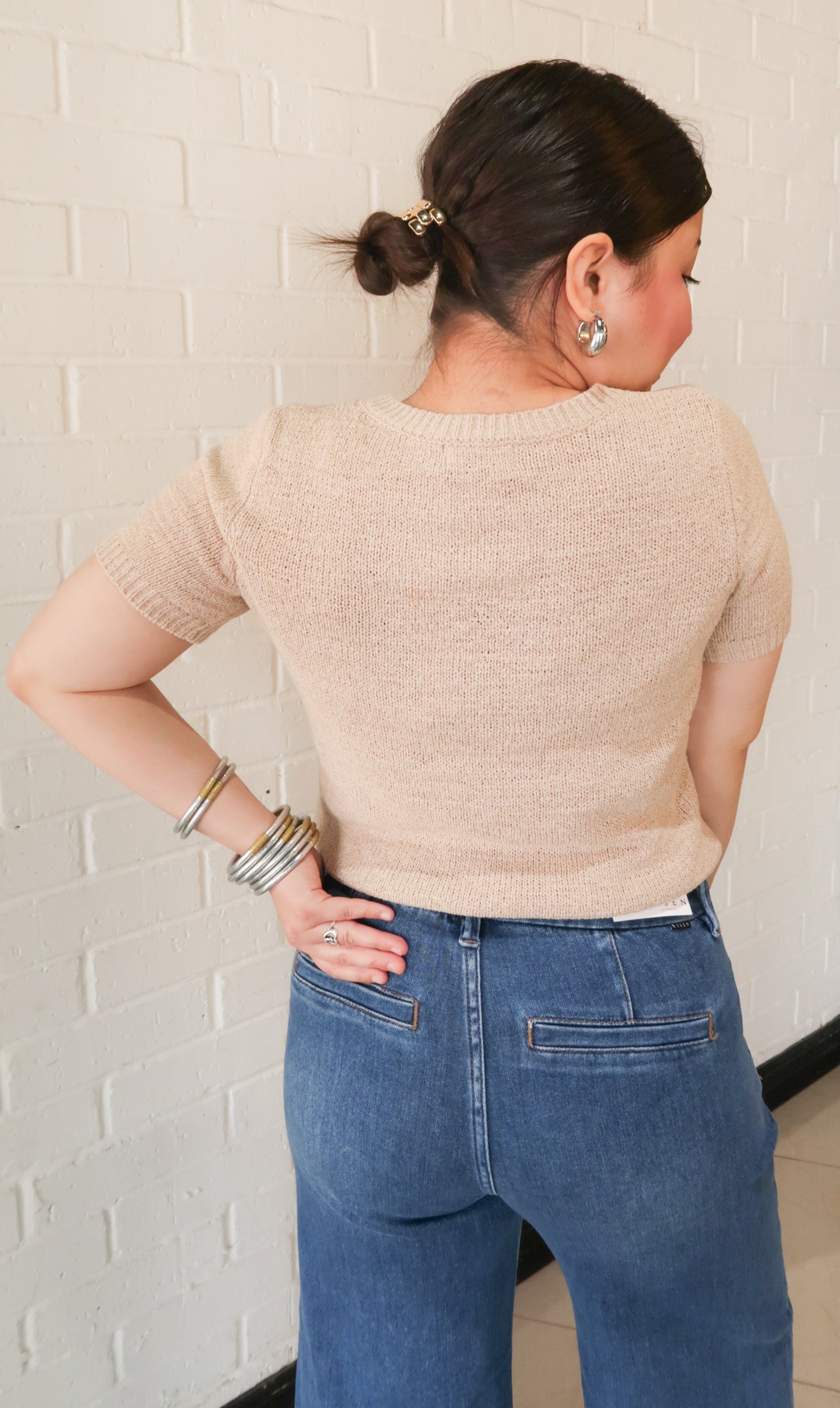Karen Tummy Control Wide Leg Jeans