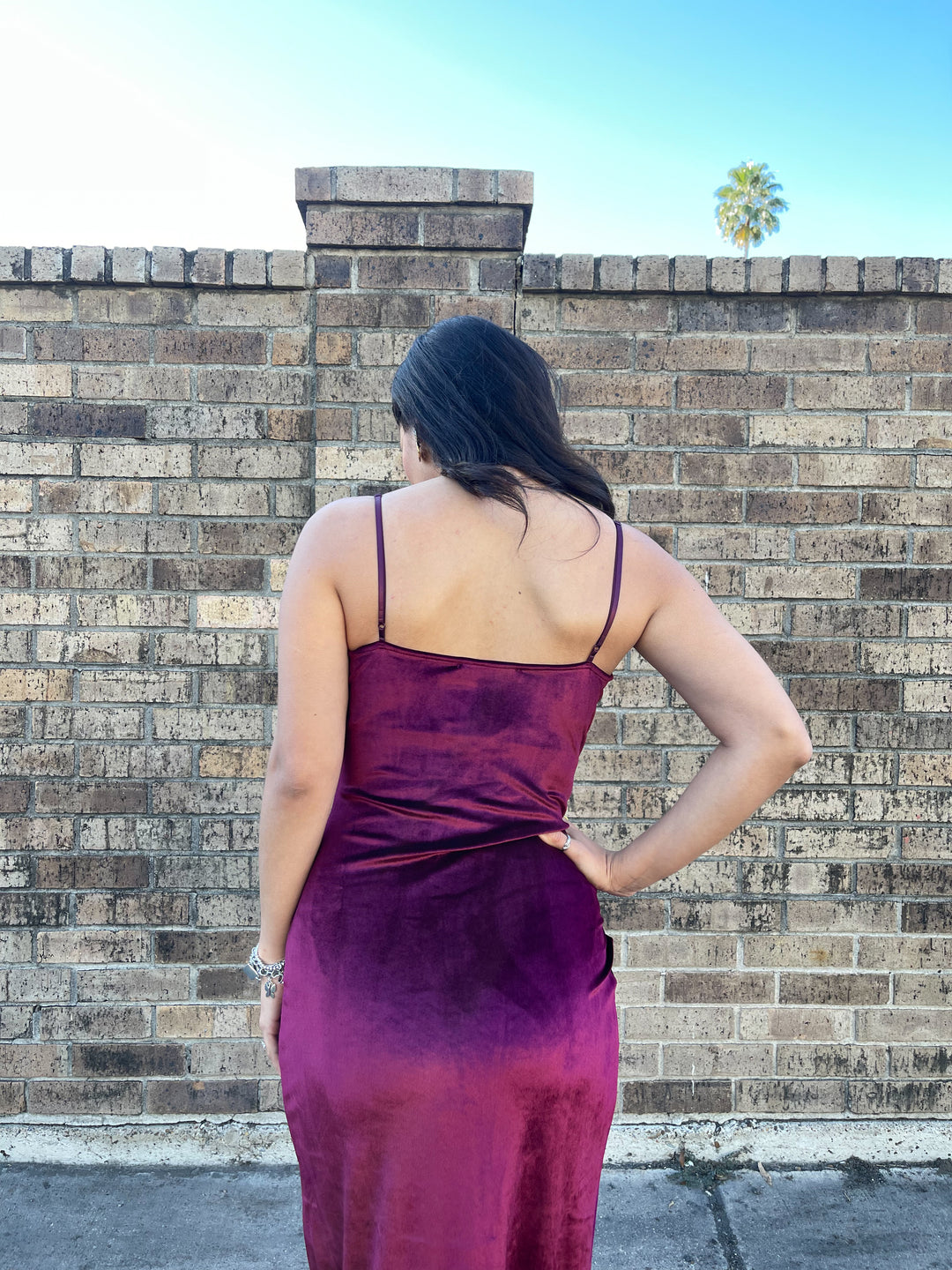 Won't Lie Dress - Burgundy