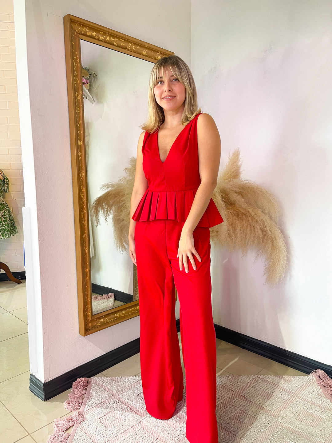 I've Got Things To Do Wide-Leg Jumpsuit