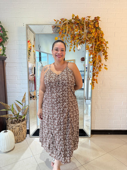 Fall Florals Got Me Midi