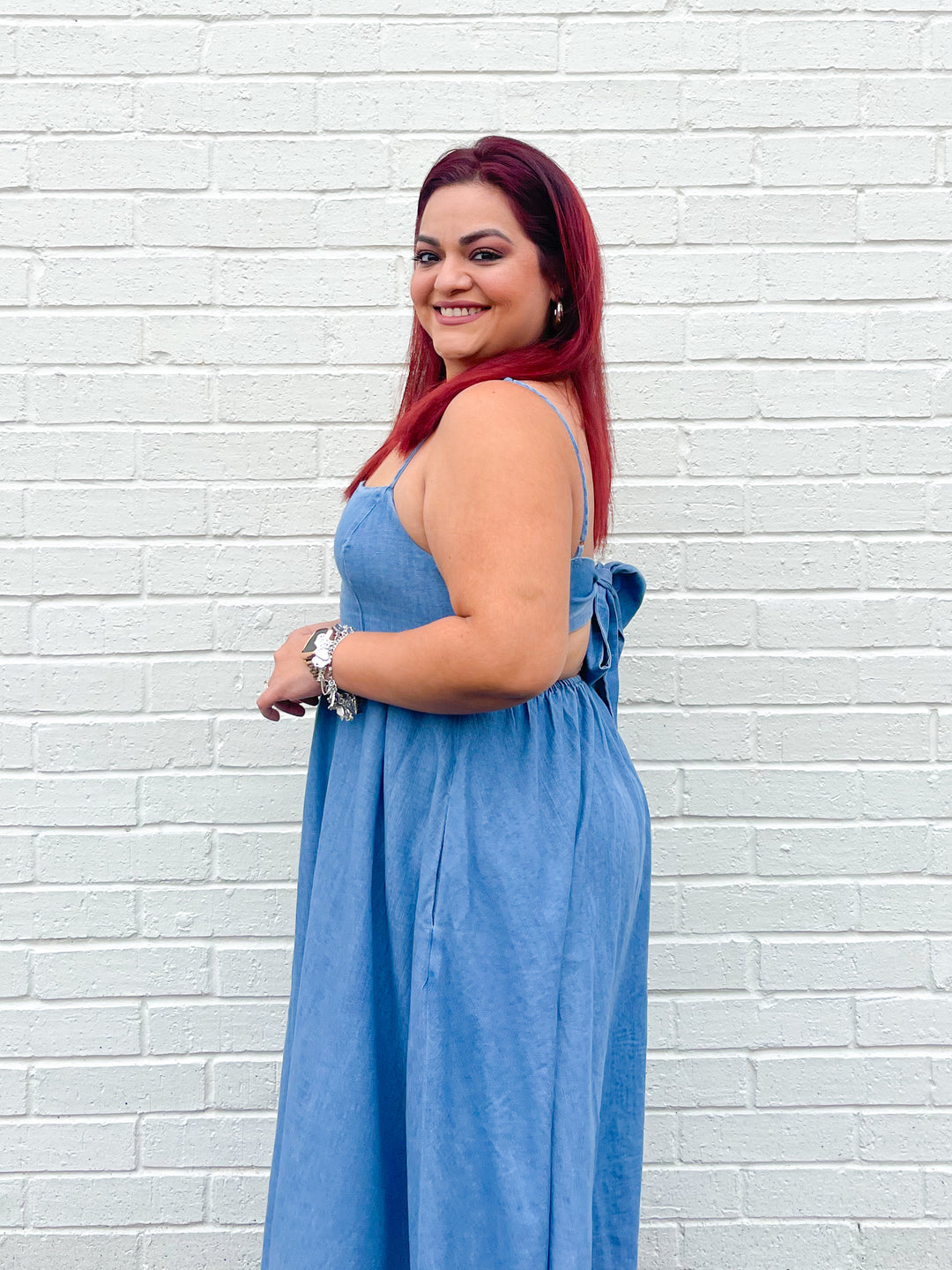 Denim Dreams Midi Dress