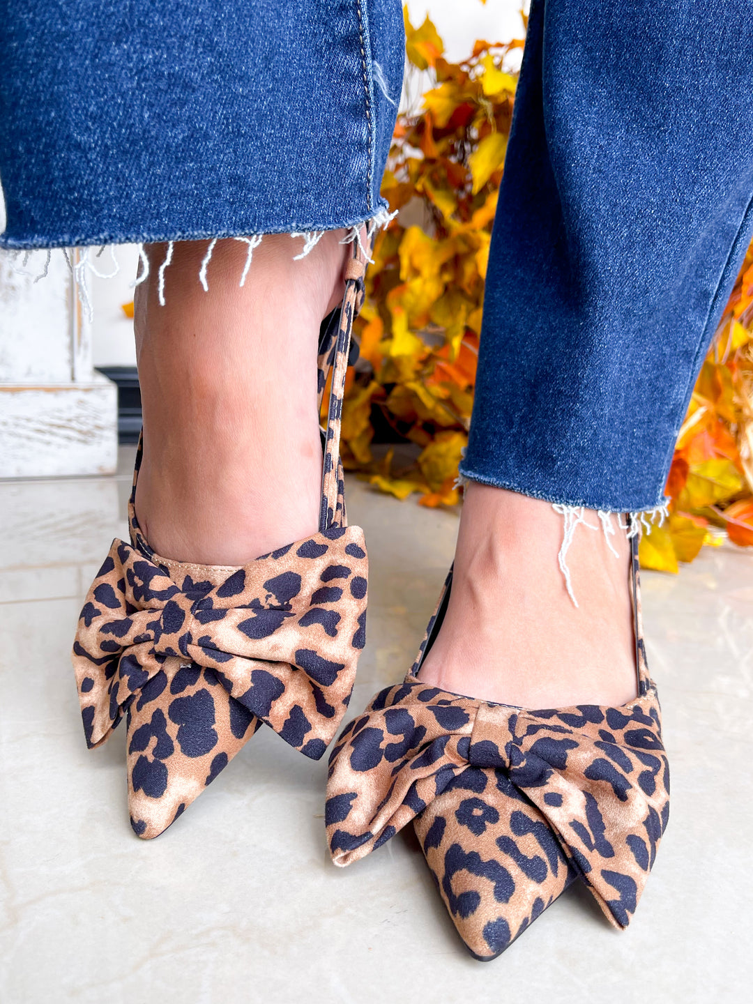 Let's Make A Statement Leopard Print Kitten Heel