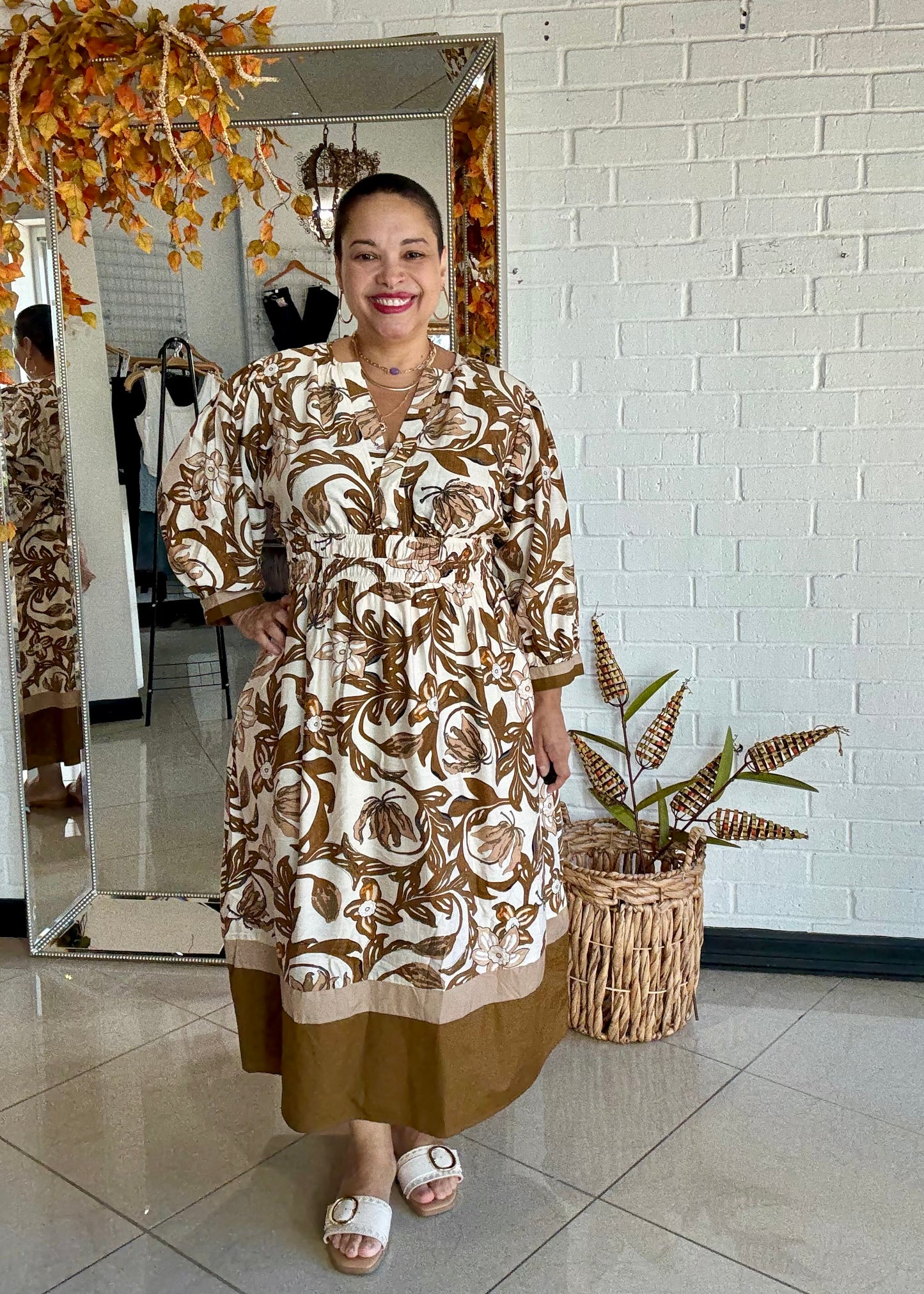 Ready For Autumn Midi Dress
