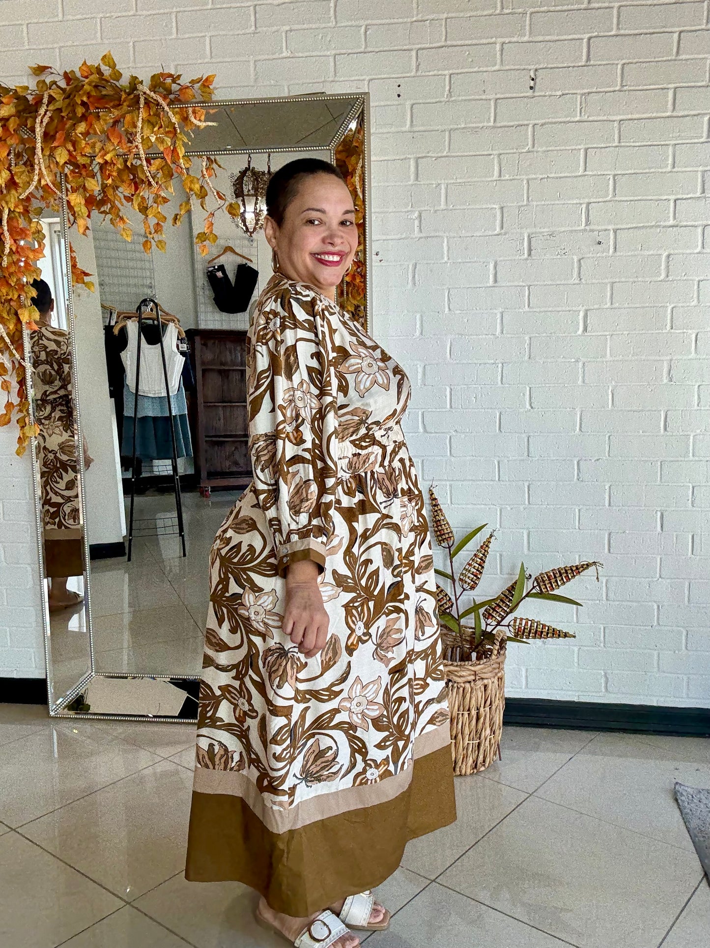 Ready For Autumn Midi Dress
