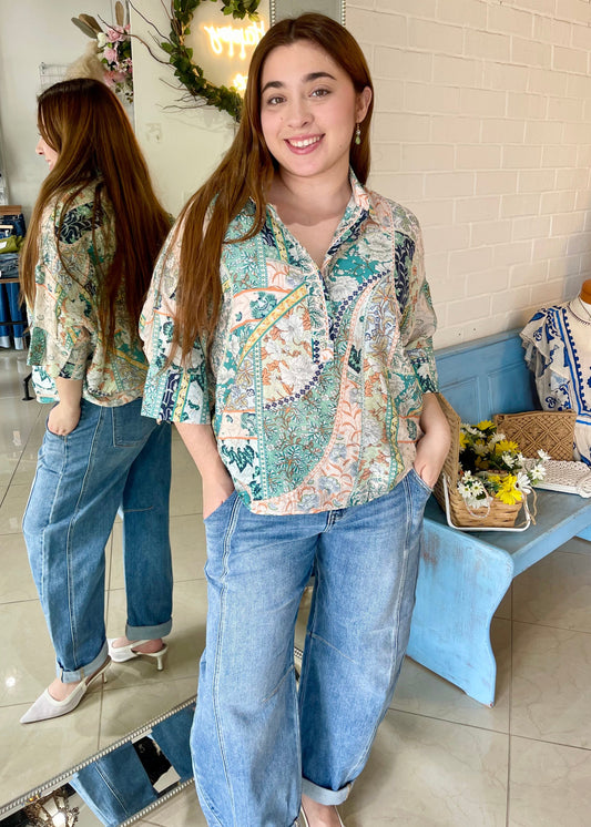 Tillys Patchwork Blouse