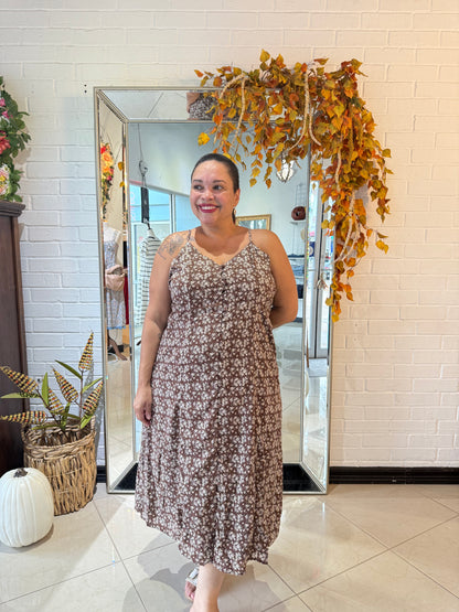 Fall Florals Got Me Midi