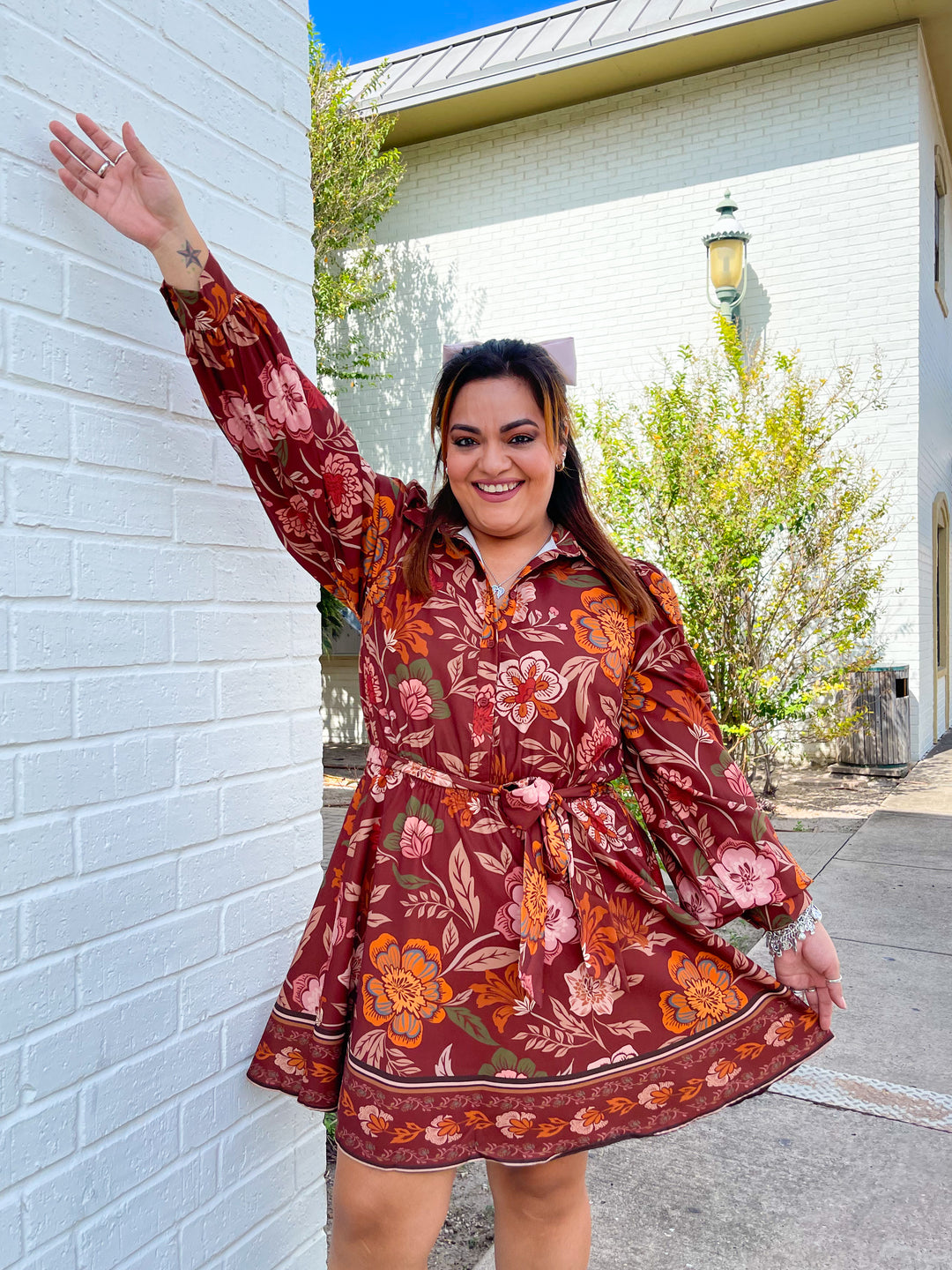 Falling Flowers Dress