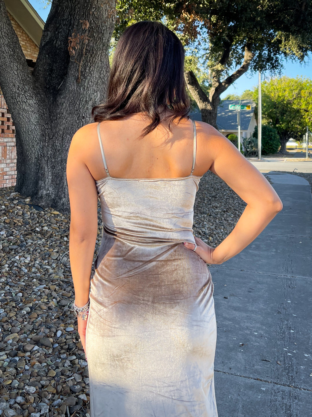 Won't Lie Dress - Tan