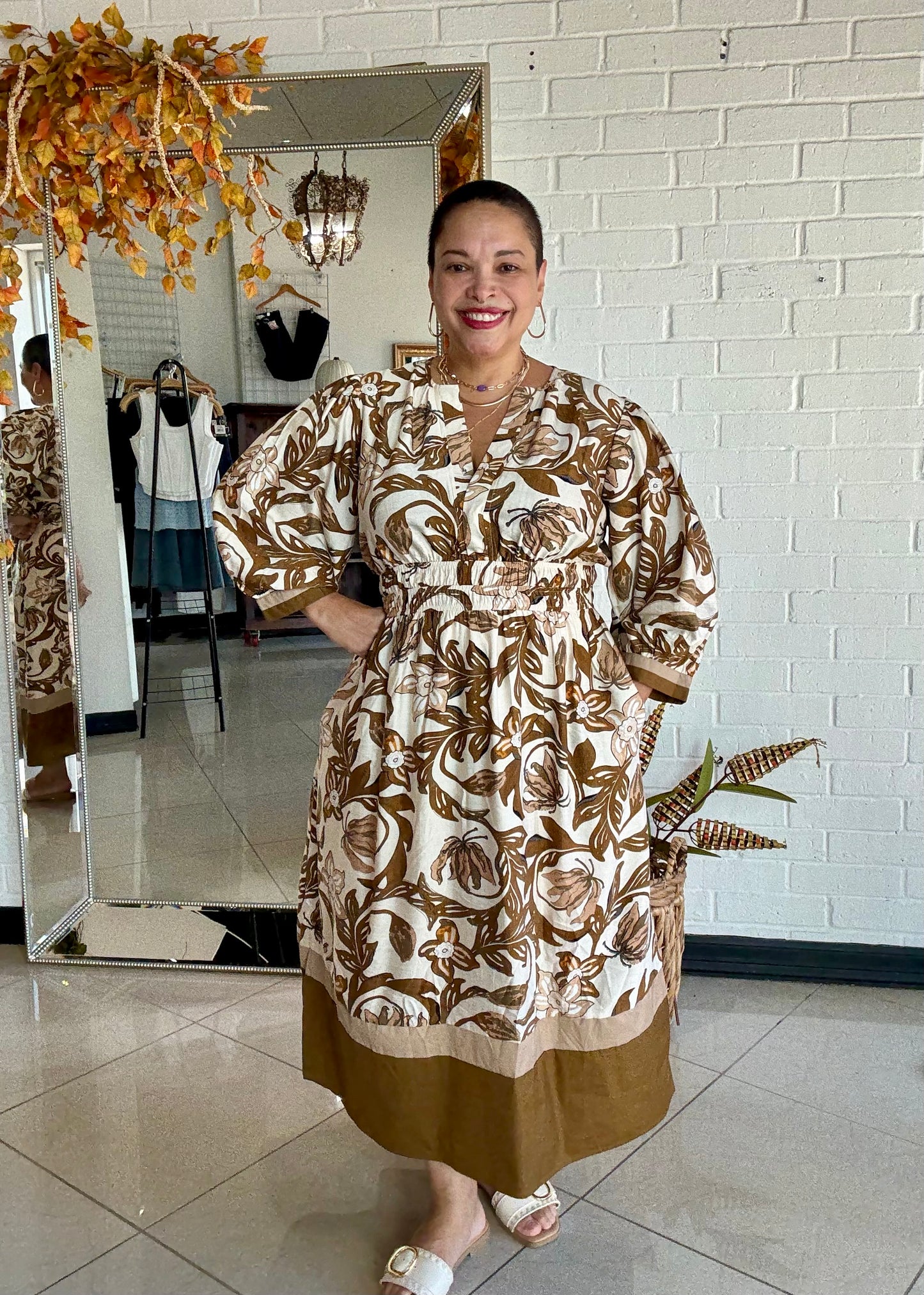 Ready For Autumn Midi Dress