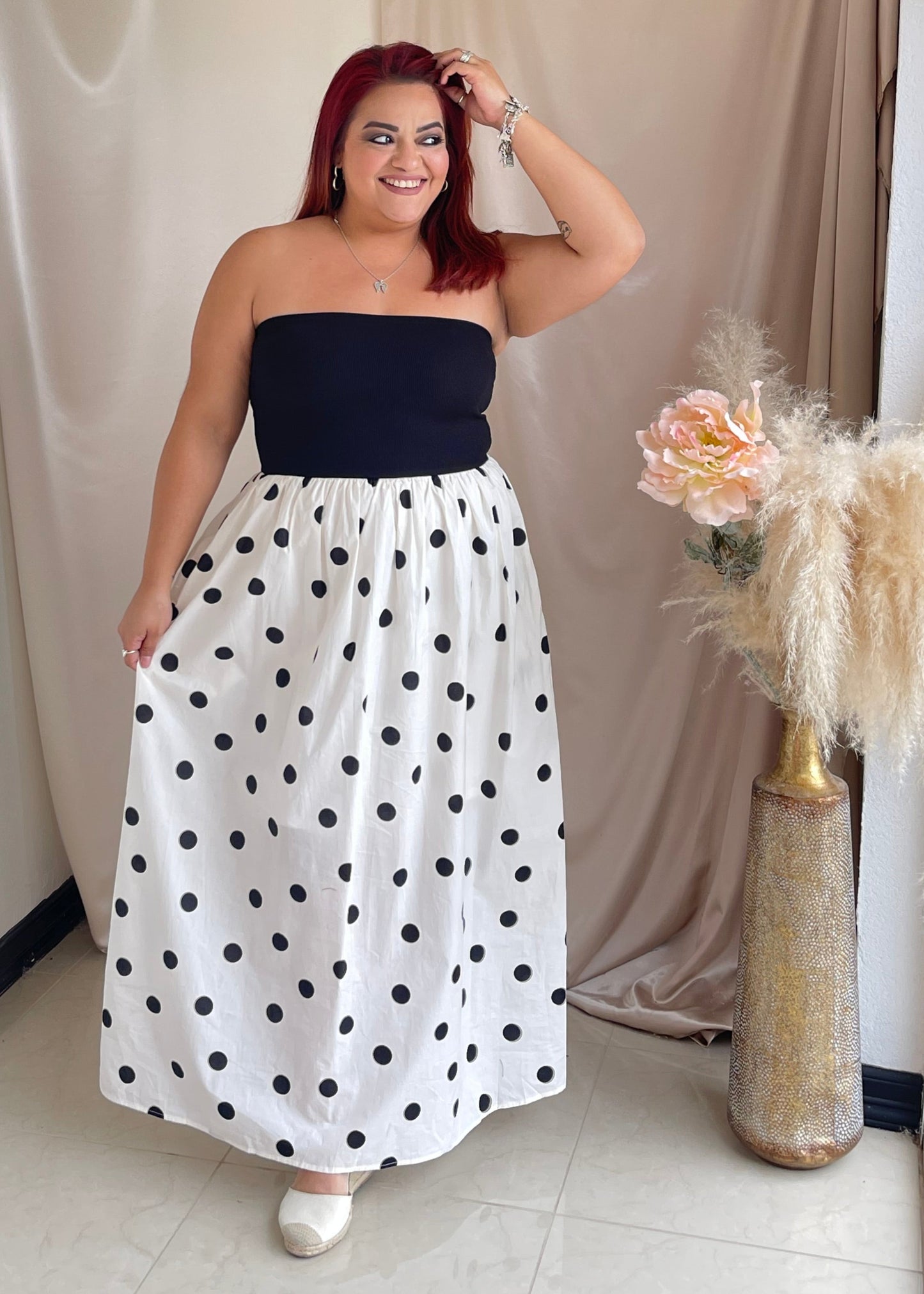 Audreys' Day Midi Dress