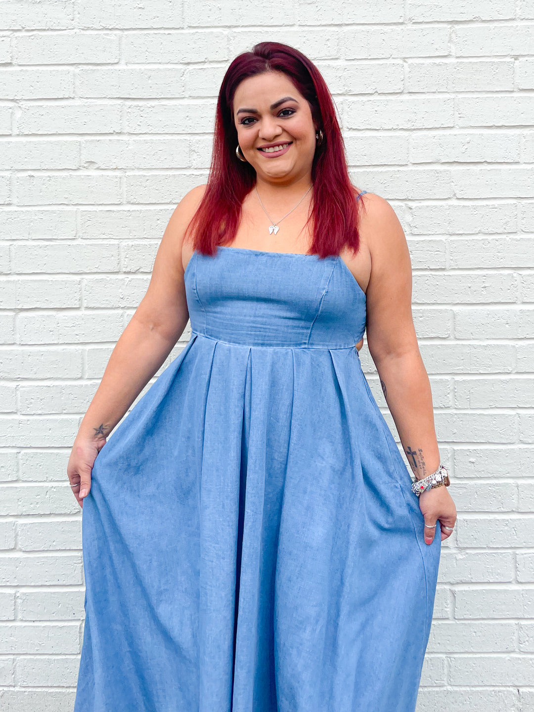 Denim Dreams Midi Dress