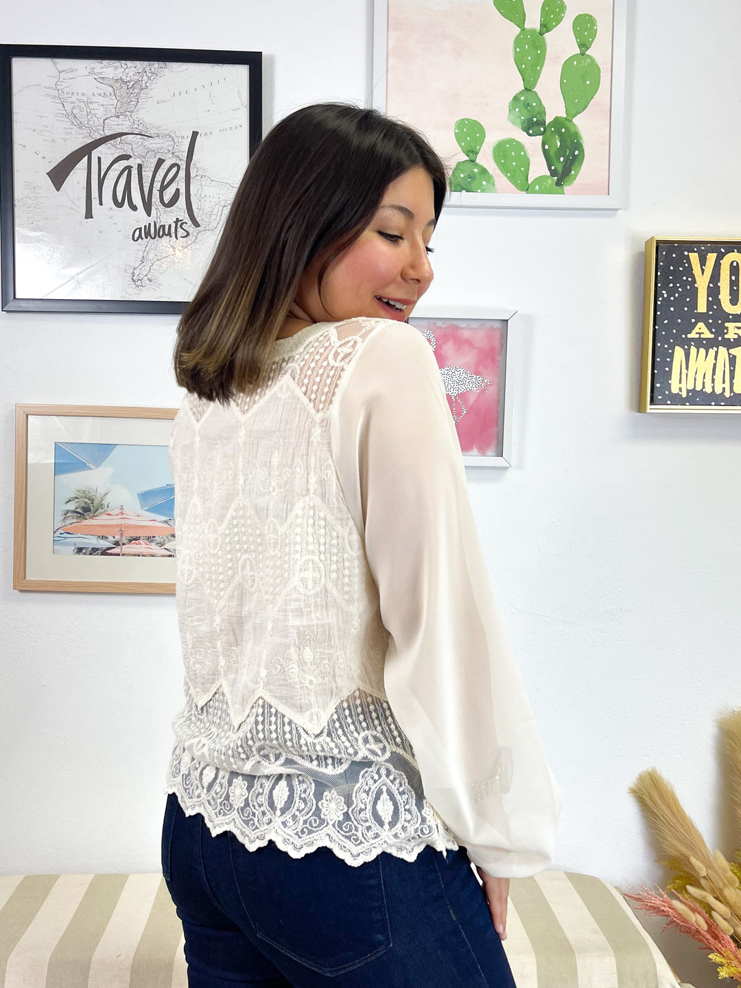 The Lacey Embroidered Blouse
