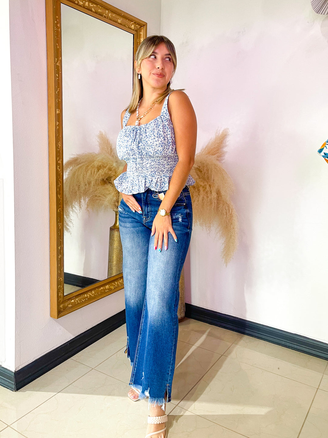 The Desiree Wide-Leg Denim ( Petite Friendly)