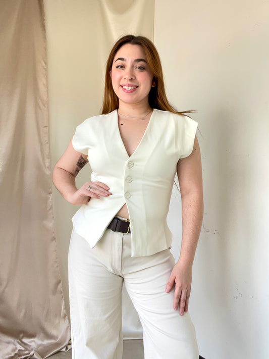 American Vest- Cream