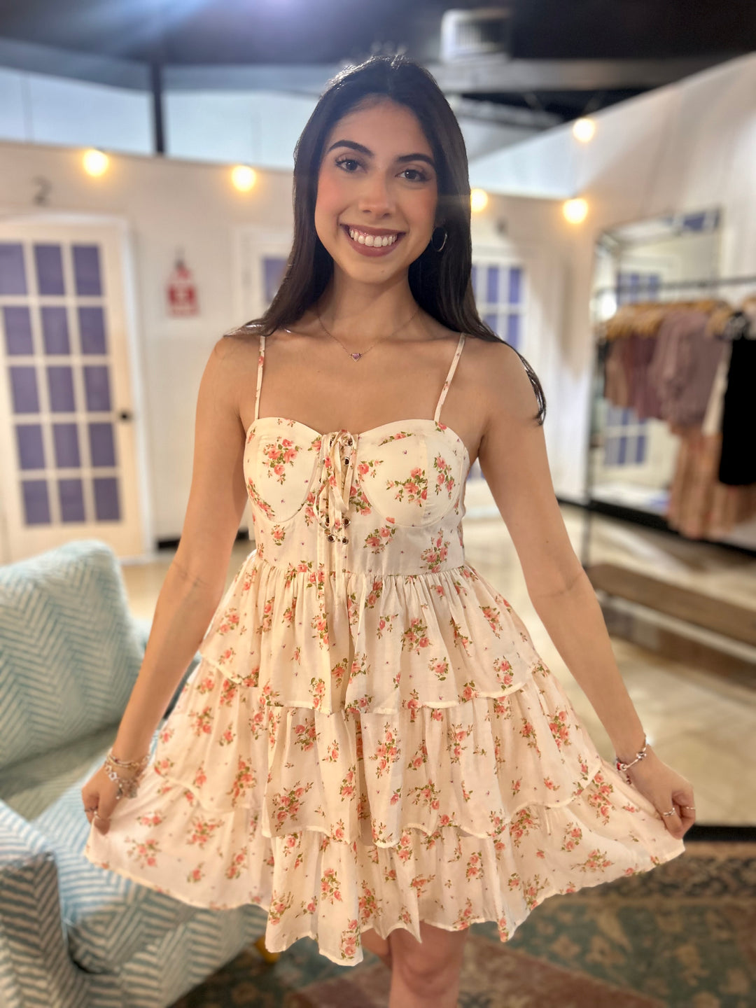 Tammy Floral Ruffle Mini