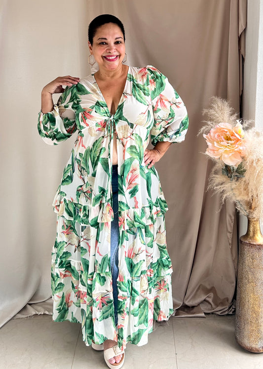 Paradise Cover-Up Maxi Top