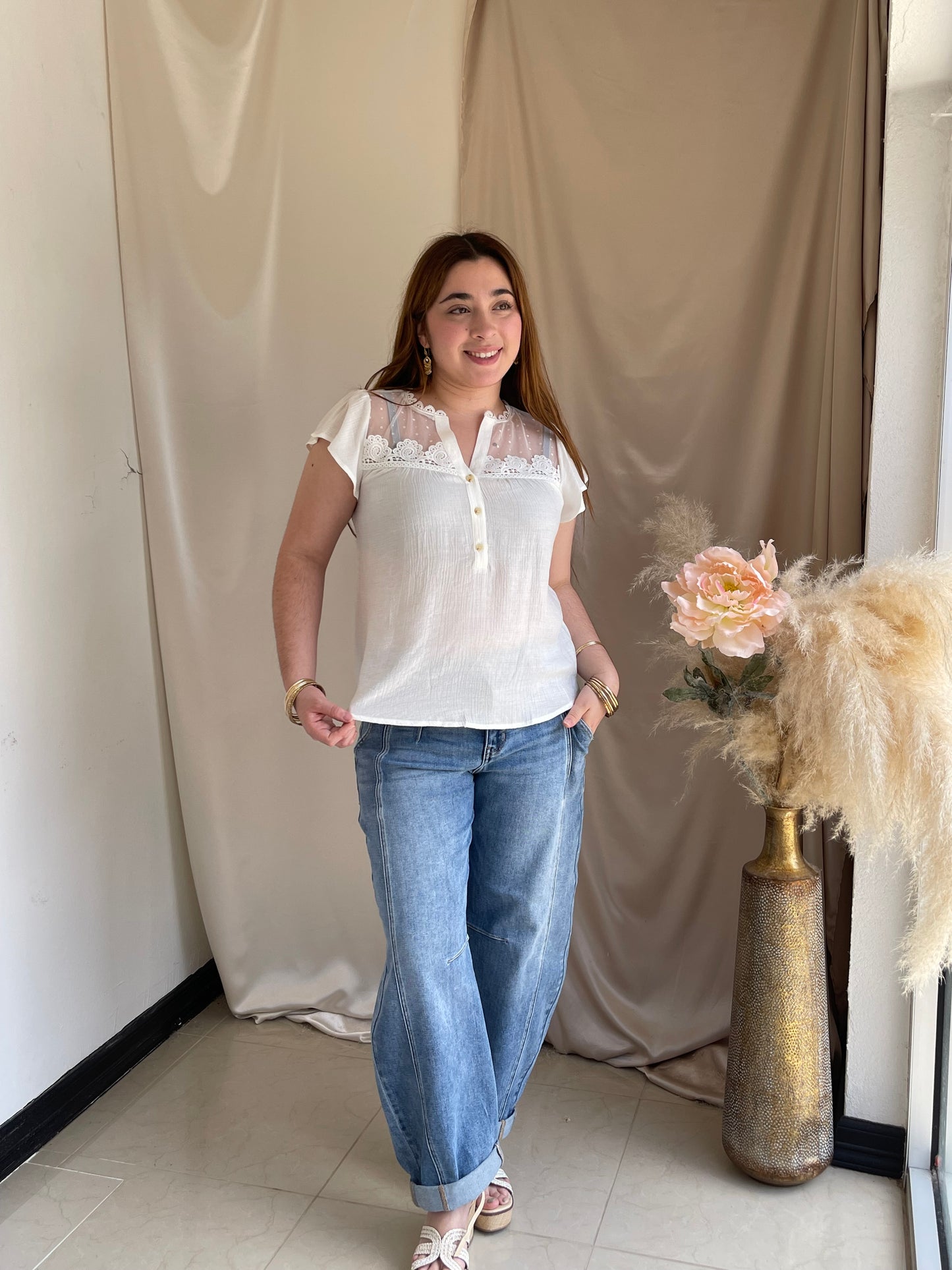 Patricia Lace Blouse