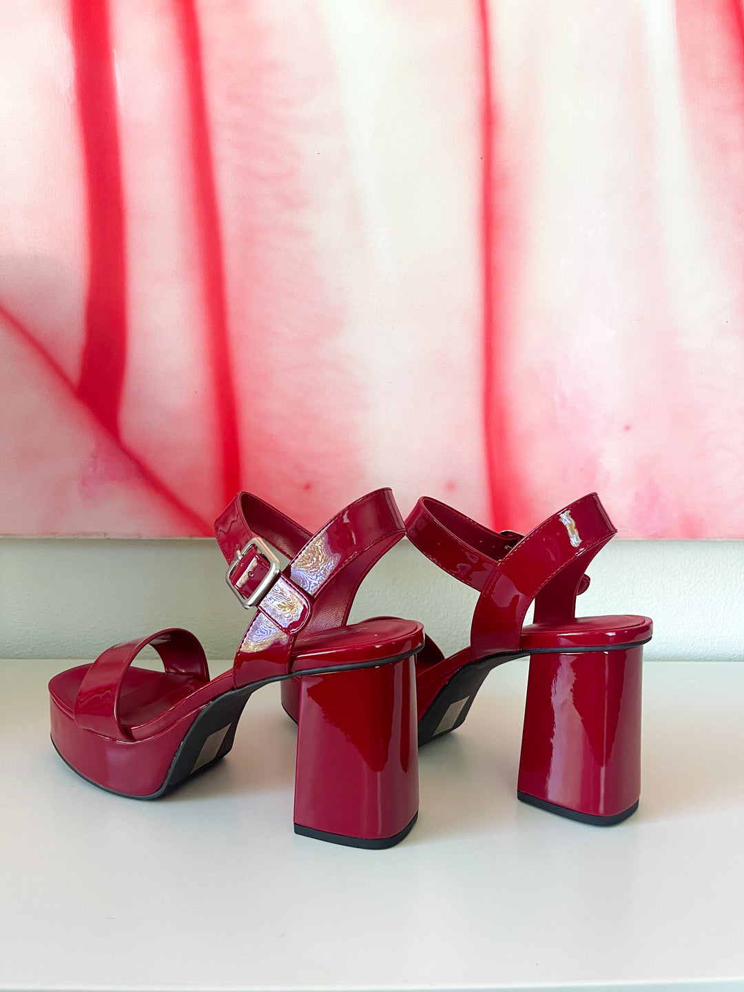 The Cherry Lover Chunky Heel