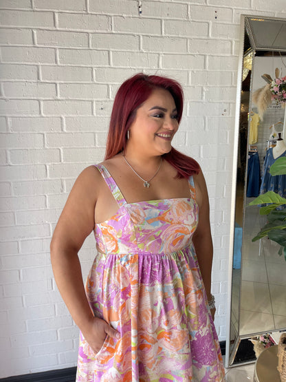 Te Fiti Midi Dress