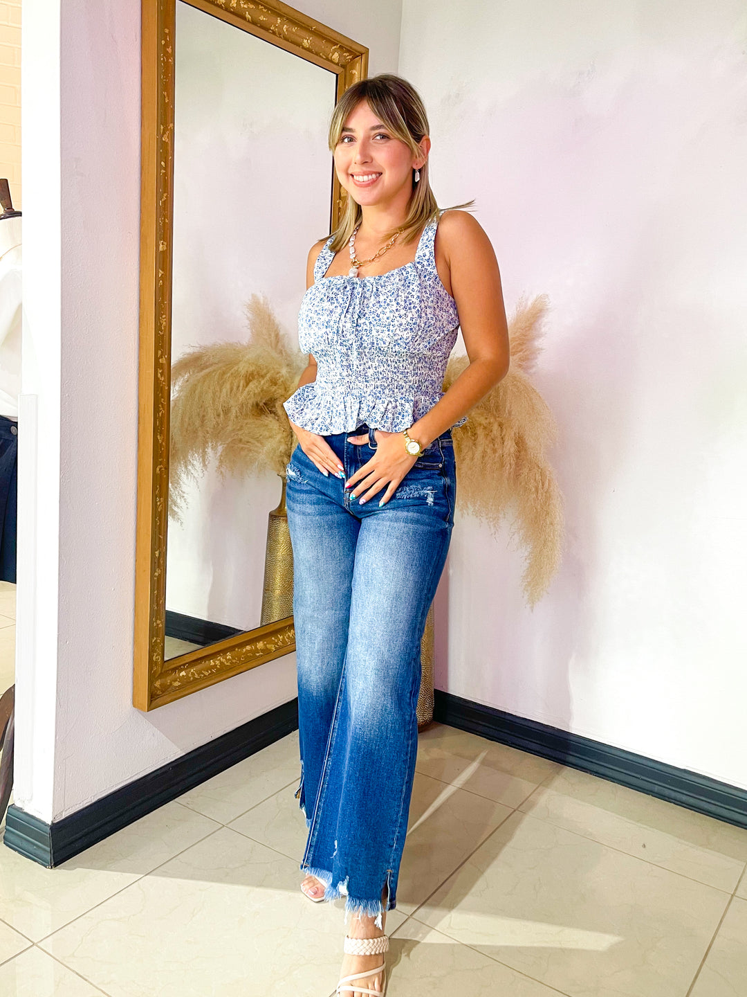 The Desiree Wide-Leg Denim ( Petite Friendly)