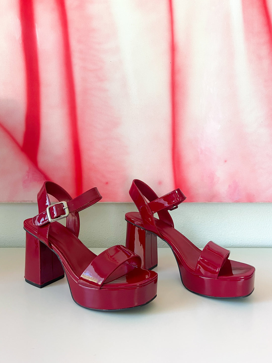 The Cherry Lover Chunky Heel