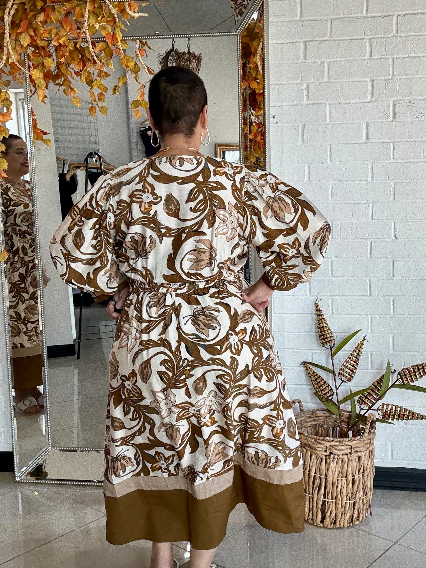Ready For Autumn Midi Dress