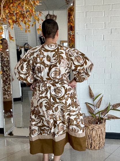 Ready For Autumn Midi Dress