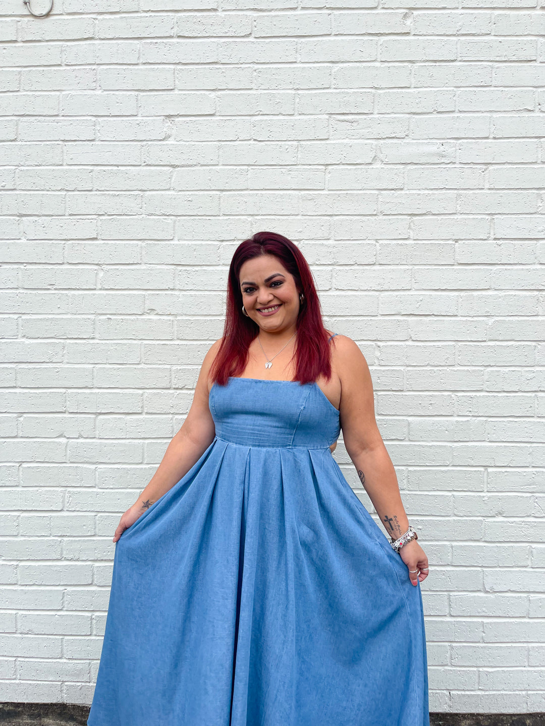 Denim Dreams Midi Dress