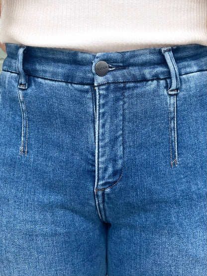 Karen Tummy Control Wide Leg Jeans