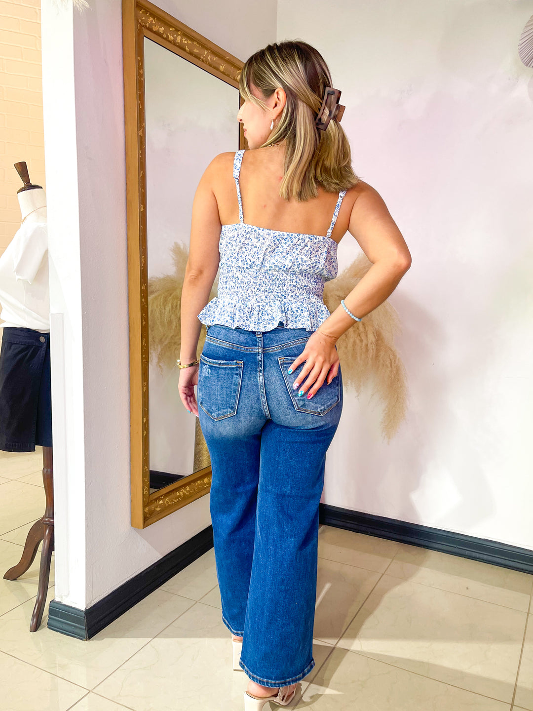 The Desiree Wide-Leg Denim ( Petite Friendly)