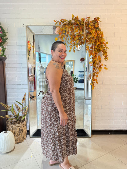 Fall Florals Got Me Midi