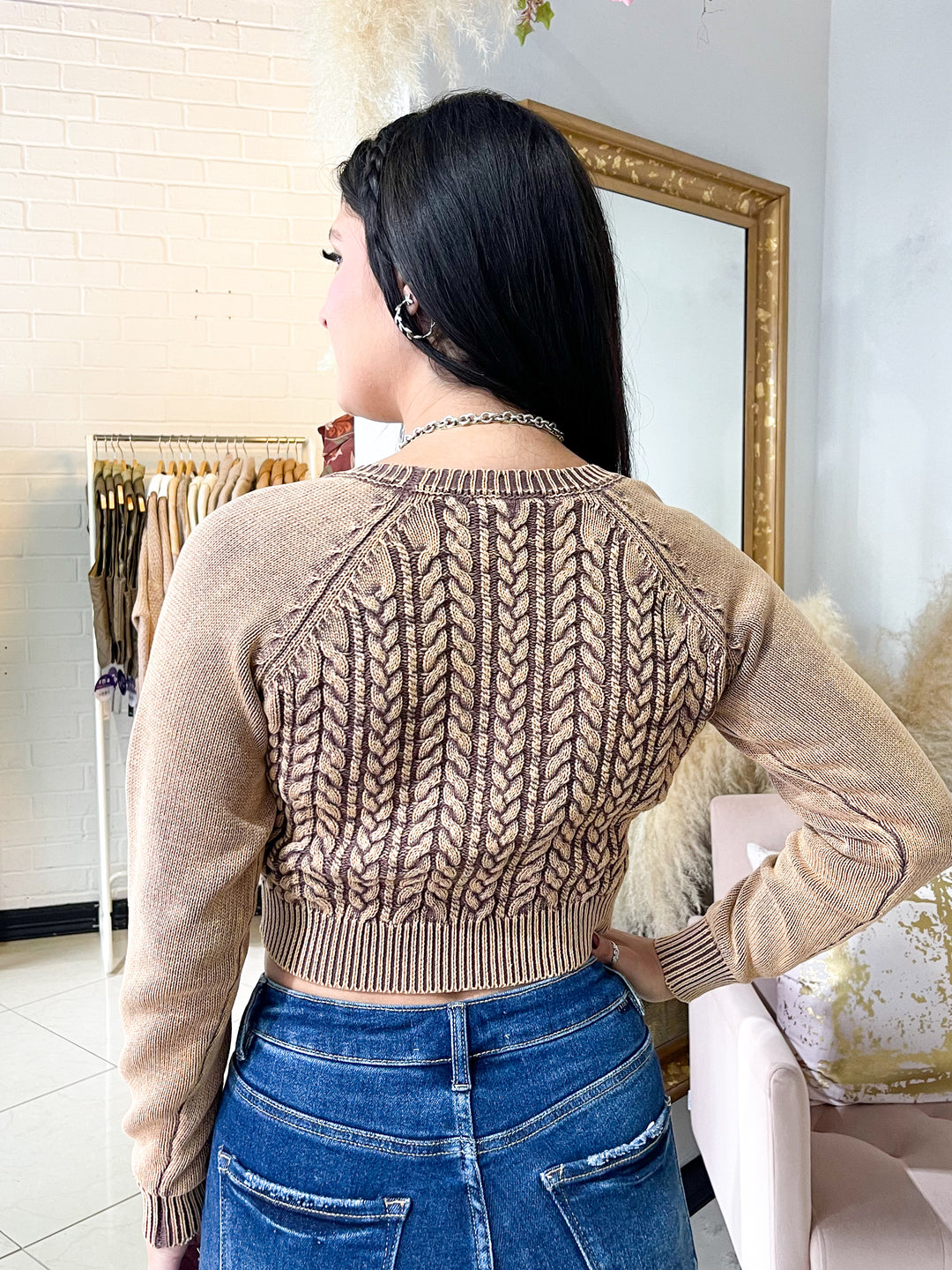 My Vintage Cropped Cardigan