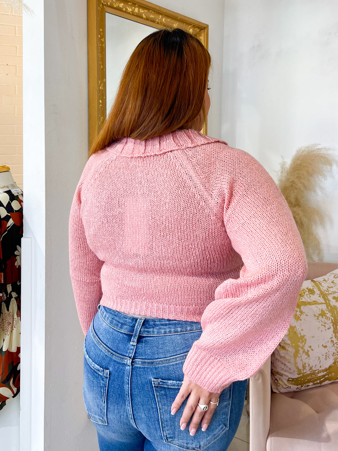 Autumn Days Cardigan - Pink