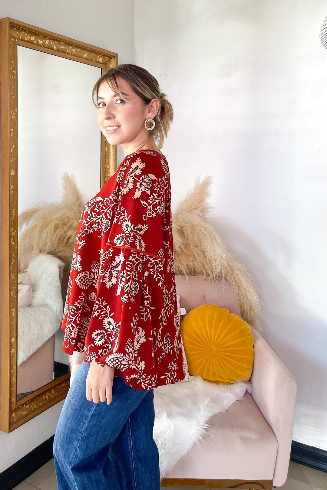 The Seraphina Paisley Blouse