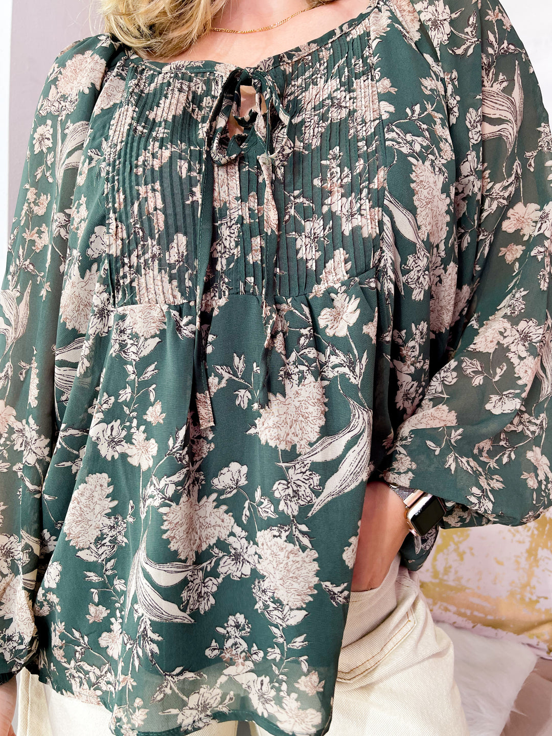 The Diane Floral Blouse