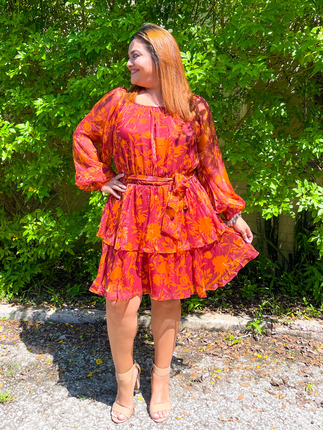 Whimsical Whirl Mini Dress