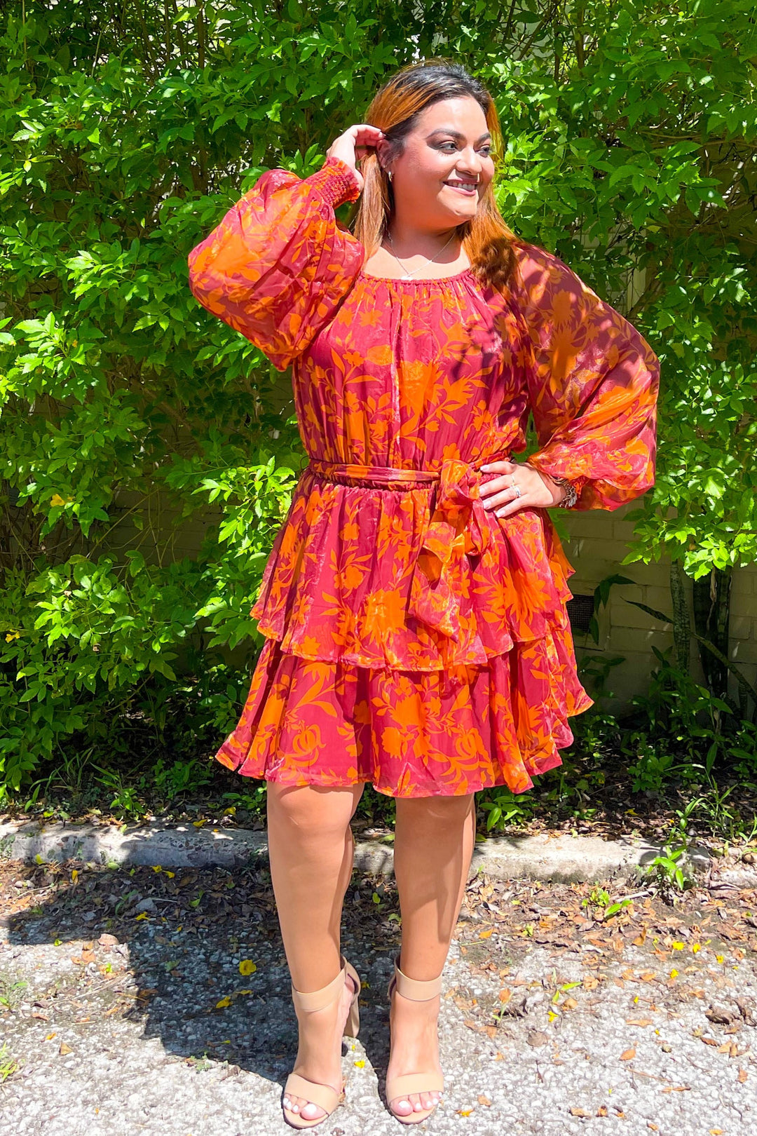 Whimsical Whirl Mini Dress