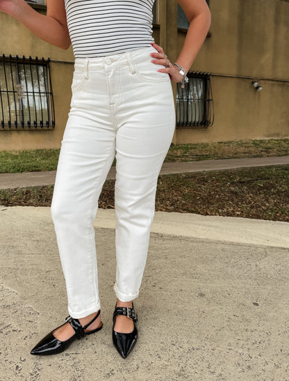 Ciara High Rise Boyfriend Pants
