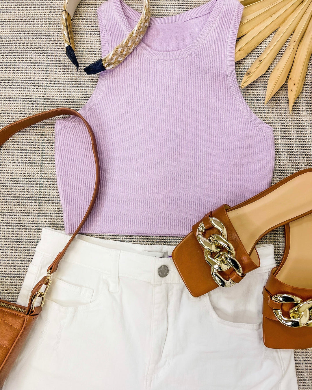 It's A Cruel Summer Crop Top  - Lavender